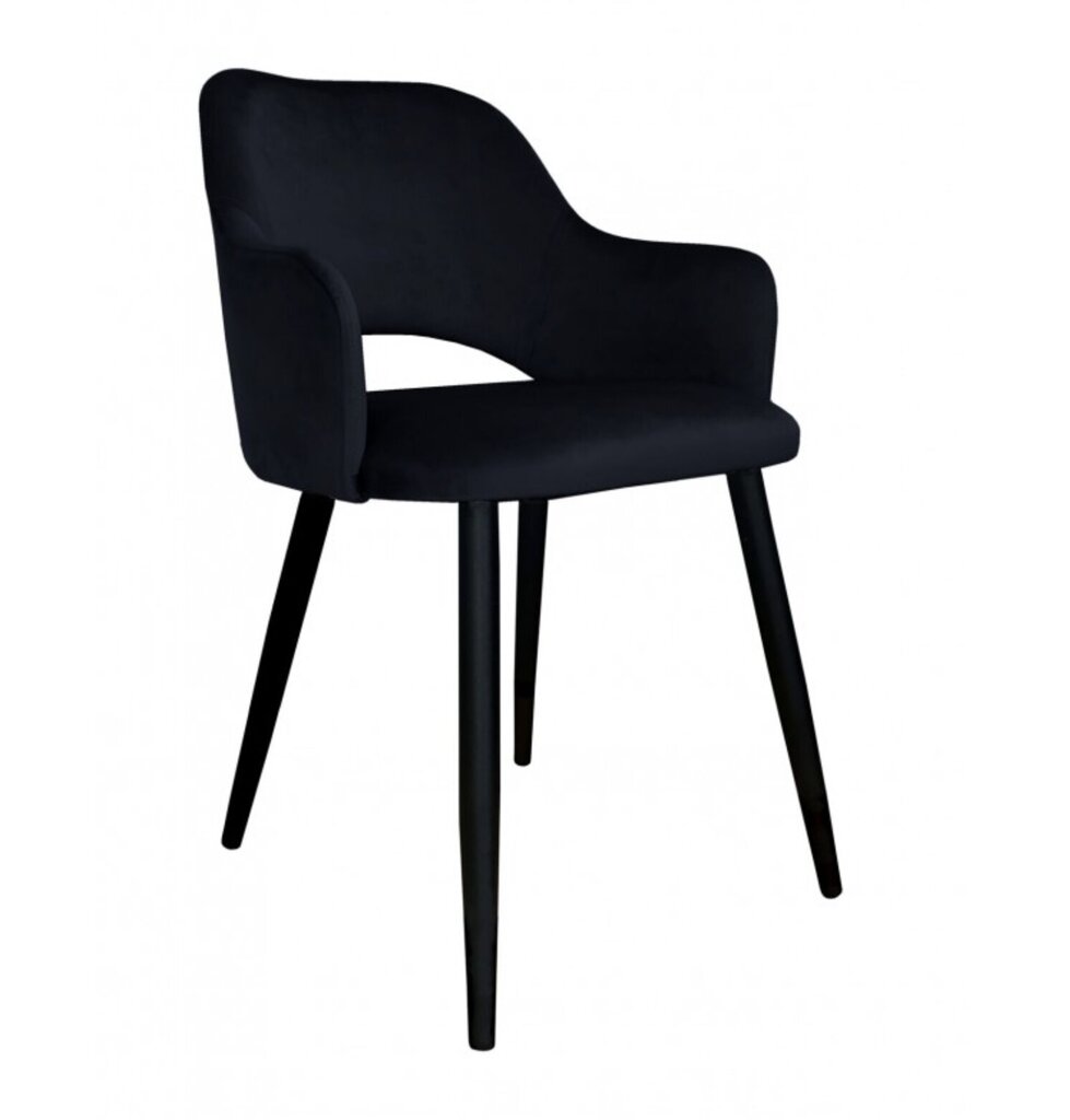 Ēdamistabas krēsls Decorates Milan Black, melns cena un informācija | Virtuves un ēdamistabas krēsli | 220.lv