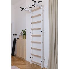 BenchK 311W деревянно-металлическая гимнастическая лестница с металлической перекладиной цена и информация | Шведские стенки | 220.lv