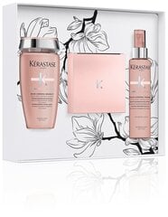 Kosmētikas komplekts Kerastase Chroma Absolu Trio Bain: šampūns, 250 ml + matu maska, 200 ml + matu laka, 150 ml цена и информация | Шампуни | 220.lv