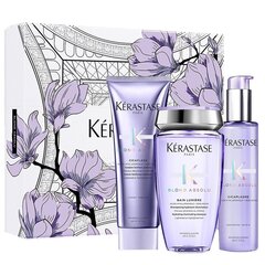 Kerastase Blond Absolu Spring Trio: šampūns, 250 ml + kondicionieris, 250 ml + serums, 150 ml cena un informācija | Šampūni | 220.lv