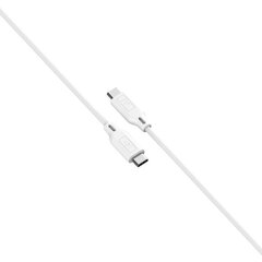 Silikona barošanas kabelis USB-C — USB-C Boost Link 1 m, balts (LK15CC) cena un informācija | Savienotājkabeļi | 220.lv