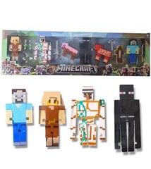 Figūriņu komplekts Minecraft, 6gab. cena un informācija | Rotaļlietas zēniem | 220.lv