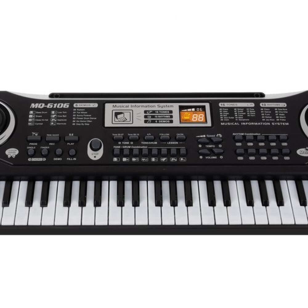 Elektroniskās klavieres - 61 taustiņš MQ-6106 цена и информация | Attīstošās rotaļlietas | 220.lv