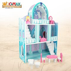 Деревянный кукольный домик Woomax, 3+ цена и информация | Игрушки для девочек | 220.lv