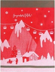 Кухонное полотенце с изображением Рождества ''Joyeux noël'' 50 x 70 см цена и информация | Кухонные полотенца, рукавицы, фартуки | 220.lv