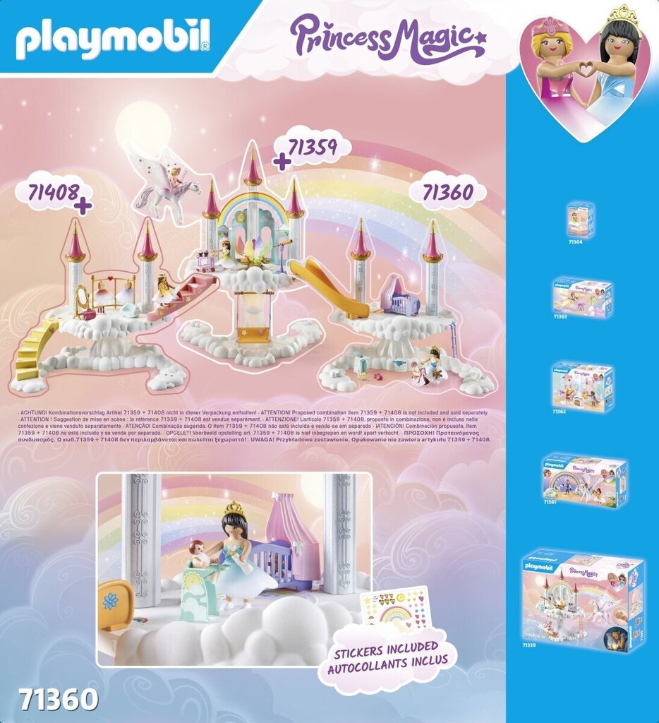 71360 PLAYMOBIL® Princess Magic Zīdainis mākoņos cena un informācija | Konstruktori | 220.lv