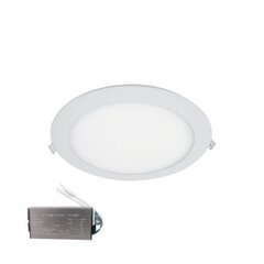 светодиодный подвижный точечный светильник 24w 230v 4000k белый ip44 цена и информация | Монтируемые светильники, светодиодные панели | 220.lv