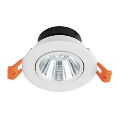 светодиодный подвижный точечный светильник 24w 230v 4000k белый ip44 цена и информация | Монтируемые светильники, светодиодные панели | 220.lv