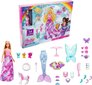 Adventes kalendārs Barbie Dreamtropia цена и информация | Rotaļlietas meitenēm | 220.lv