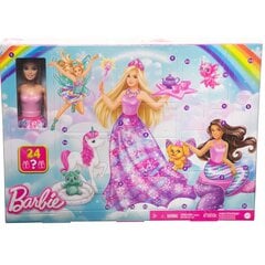 Adventes kalendārs Barbie Dreamtropia цена и информация | Игрушки для девочек | 220.lv