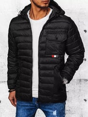 Vīriešu melna jaka Gobar TX4399-52532-XXL цена и информация | Мужские куртки | 220.lv