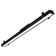 elmark led profile recessed 1500mm 50w 3000k black цена и информация | Монтируемые светильники, светодиодные панели | 220.lv