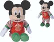 Plīša rotaļlieta Disney Ziemassvētku Mikijs, 25 cm цена и информация | Mīkstās (plīša) rotaļlietas | 220.lv