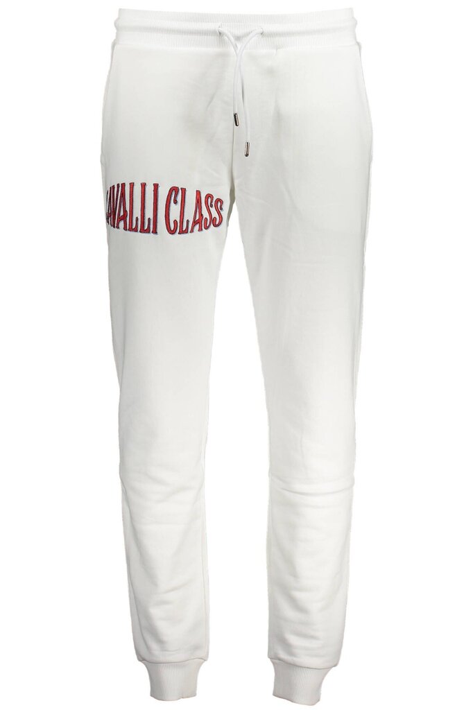 Cavalli Class sportinės kelnės vyrams QXT20B-CF062, baltos cena un informācija | Sporta apģērbs vīriešiem | 220.lv