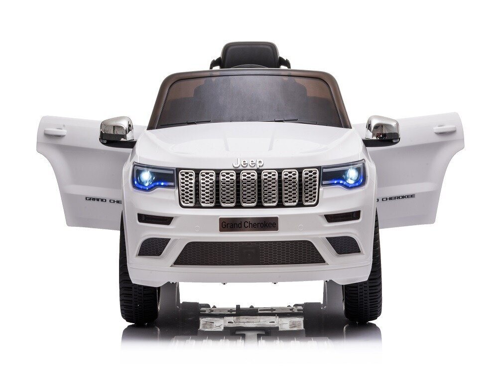 Bērnu elektroauto Jeep Grand Cherokee Rollzone, balts cena un informācija | Bērnu elektroauto | 220.lv