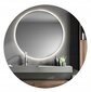 Spogulis ar LED apgaismojumu Fabryka spīdums, sudrabs ​ цена и информация | Spoguļi | 220.lv