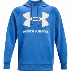 Vīriešu Sporta Krekls ar Kapuci Under Armour Rival Big Logo Zils cena un informācija | Vīriešu jakas | 220.lv