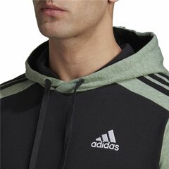 Vīriešu Sporta Krekls ar Kapuci Adidas Essentials Mélange French Terry Melns cena un informācija | Vīriešu jakas | 220.lv