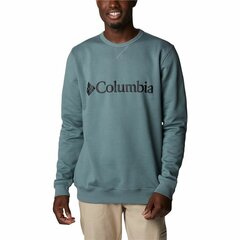 Толстовка без капюшона мужская Columbia Logo Fleece Crew Синий цена и информация | Мужские толстовки | 220.lv