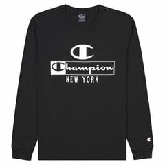 Vīriešu Krekls ar Garām Piedurknēm Champion Legacy Graphic New York Melns cena un informācija | Vīriešu jakas | 220.lv