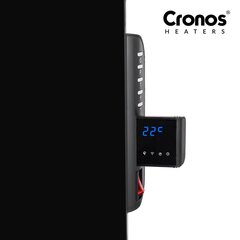 Cronos Synthelith CRG-720TWP 720W stikla infrasarkanais sildītājs melnā krāsā ar Wi-Fi un tālvadības pulti цена и информация | Обогреватели | 220.lv