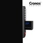 Cronos Synthelith CRG-720TWP 720W stikla infrasarkanais sildītājs melnā krāsā ar Wi-Fi un tālvadības pulti cena un informācija | Sildītāji | 220.lv