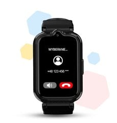 Manta Junior Joy 4G SWK03BK melns cena un informācija | Viedpulksteņi (smartwatch) | 220.lv
