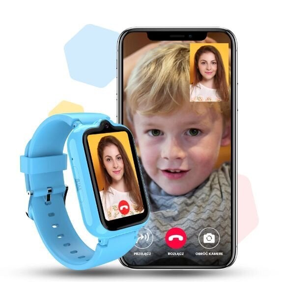 Manta Junior Joy 4G SWK03BL zils cena un informācija | Viedpulksteņi (smartwatch) | 220.lv