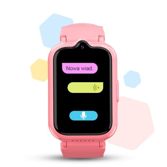 Manta Junior Joy 4G Pink cena un informācija | Viedpulksteņi (smartwatch) | 220.lv