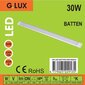 LED lampa G.LUX GR-LED-BATTEN-30W-900mm цена и информация | Griestu lampas | 220.lv