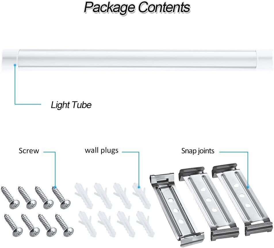 LED lampa G.LUX GR-LED-BATTEN-36W-1200mm cena un informācija | Griestu lampas | 220.lv