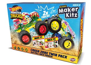 Saliekams transportlīdzeklis Maker Kitz Bladez Hot Wheels Monster Truck cena un informācija | Konstruktori | 220.lv