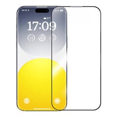 Rūdīts stikls ar matētu apdari Baseus atspīdumu atgrūž iPhone 15 Pro cena un informācija | Ekrāna aizsargstikli | 220.lv