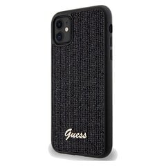 Guess GUHCN61PSFDGSK iPhone 11 | Xr 6.1" czarny|black hardcase Sequin Script Metal цена и информация | Чехлы для телефонов | 220.lv