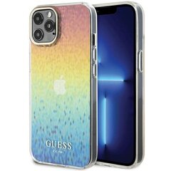 Guess GUHCP12MHDECMI iPhone 12|12 Pro 6.1" wielokolorowy hardcase IML Faceted Mirror Disco Iridescent цена и информация | Чехлы для телефонов | 220.lv