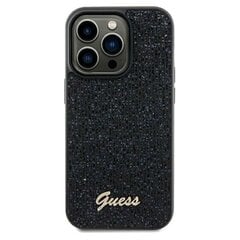 Guess GUHCP12MPMSDGSK iPhone 12|12 Pro 6.1" czarny|black hardcase Disco Metal Script цена и информация | Чехлы для телефонов | 220.lv