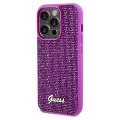 Guess GUHCP14LPMSDGSD iPhone 14 Pro 6.1" złoty|gold hardcase Disco Metal Script цена и информация | Чехлы для телефонов | 220.lv