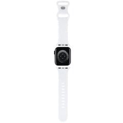 Hello Kitty Pasek HKAWMSDIESK Apple Watch 38|40|41mm czarny|black strap Silicone Heads & Stripes цена и информация | Аксессуары для смарт-часов и браслетов | 220.lv