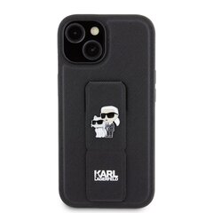 Karl Lagerfeld KLHCP15SSMHCNPP iPhone 15 6.1" różowy|pink Silicone Choupette Metal Pin цена и информация | Чехлы для телефонов | 220.lv