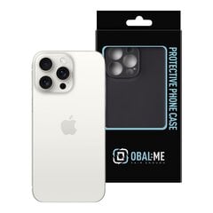 OBAL:ME Matte TPU Case for Apple iPhone 15 Pro Max Black цена и информация | Чехлы для телефонов | 220.lv