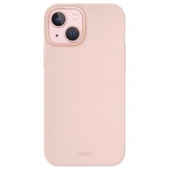 UNIQ etui Lino Hue iPhone 15 6.1" Magclick Charging różowy|blush pink цена и информация | Чехлы для телефонов | 220.lv