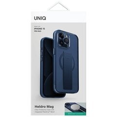 UNIQ etui Heldro Mag iPhone 15 Pro Max 6.7" Magclick Charging przeźroczysty|lucent clear цена и информация | Чехлы для телефонов | 220.lv