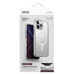 UNIQ etui Heldro Mag iPhone 15 Pro Max 6.7" Magclick Charging przeźroczysty|lucent clear цена и информация | Чехлы для телефонов | 220.lv