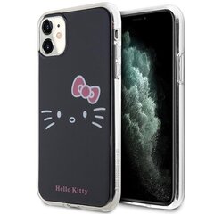 Hello Kitty HKHCN61HKHLK iPhone 11 | Xr 6.1" czarny|black hardcase IML Kitty Face цена и информация | Чехлы для телефонов | 220.lv