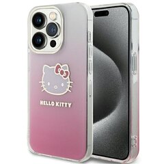 Hello Kitty HKHCP14LHDGKEP iPhone 14 Pro 6.1" różowy|pink hardcase IML Gradient Electrop Kitty Head цена и информация | Чехлы для телефонов | 220.lv