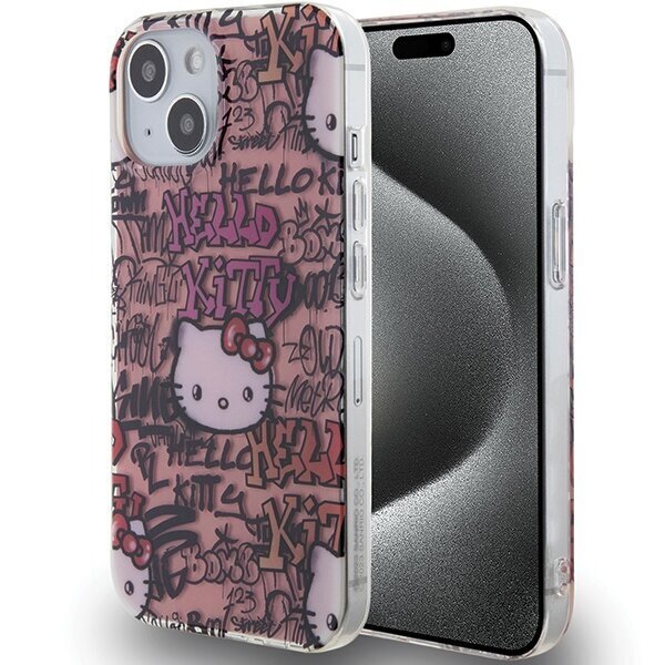 Hello Kitty priekš Apple iPhone 15 cena un informācija | Telefonu vāciņi, maciņi | 220.lv