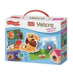 Velcro игра на липучке - Кто, где живет? цена и информация | Развивающие игрушки | 220.lv