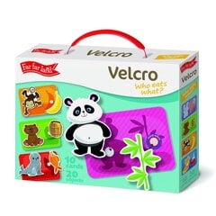 Velcro игра на липучке - Кто это ест? цена и информация | Развивающие игрушки | 220.lv