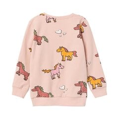 Meiteņu džemperis Name It 13222192 284433, rozā cena un informācija | Jakas, džemperi, žaketes, vestes meitenēm | 220.lv