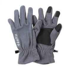 Huppa флисовые перчатки Aamu 82590000*00048, серый 4741632052666 цена и информация | Шапки, перчатки, шарфы для мальчиков | 220.lv